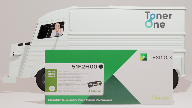 High Capacity Lexmark 512H Toner Cartridge - Black