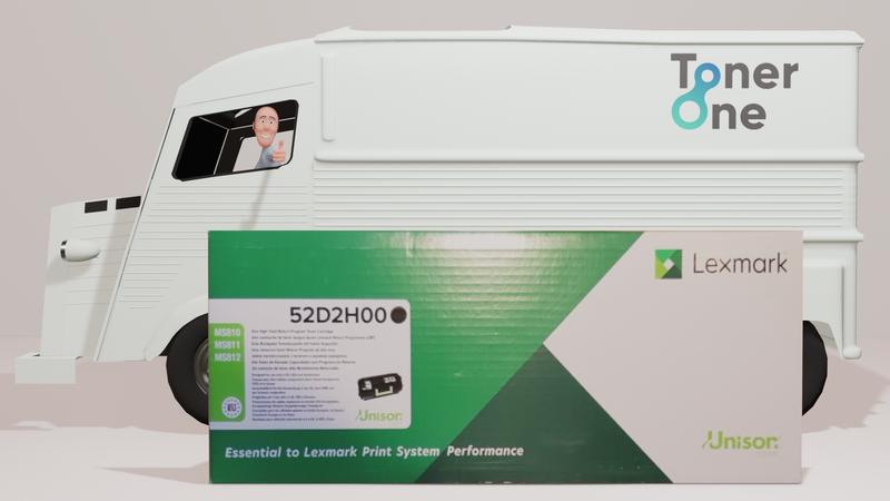 High Capacity Lexmark 522H Black Toner Cartridge