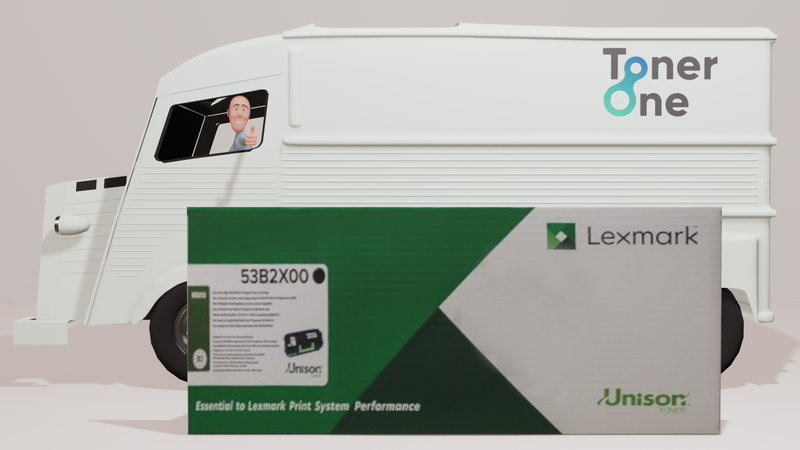 Extra High Capacity Lexmark 53B2X00 Black Toner Cartridge