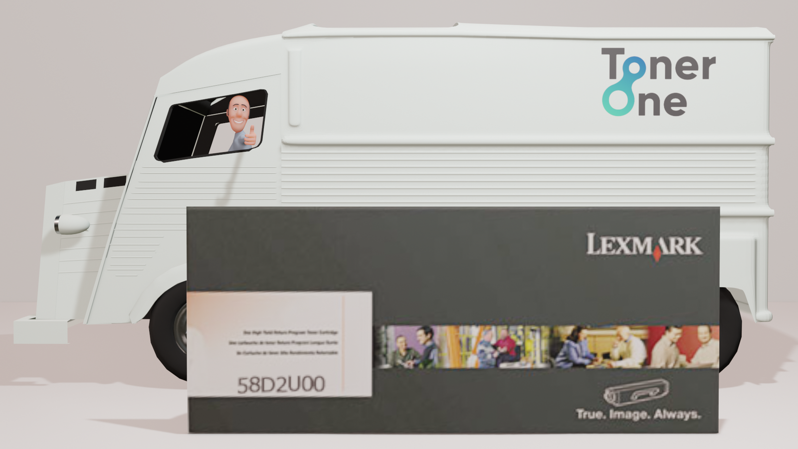 Ultra High Capacity Lexmark 58D2U00 Black Toner Cartridge (Return Program)