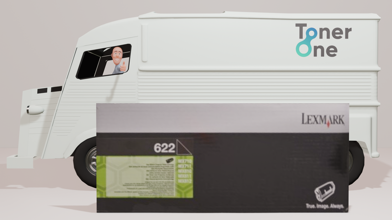 Lexmark 622 Black Toner Cartridge