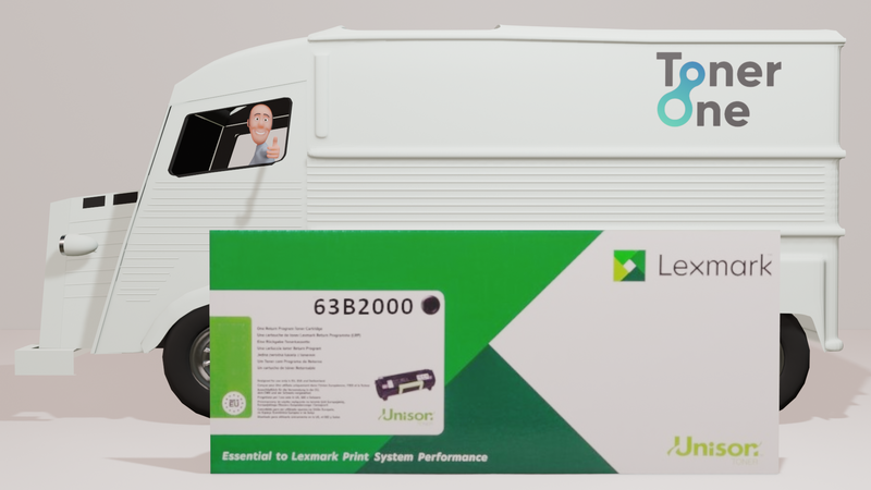 Lexmark 63B2000 Black Toner Cartridge