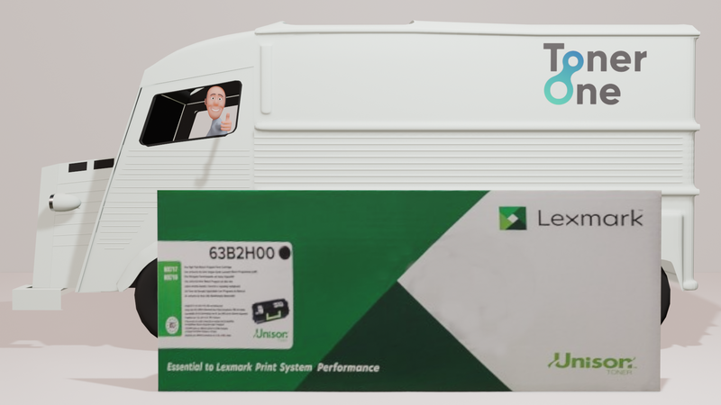 High Capacity Lexmark 63B2H00 Black Toner Cartridge