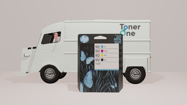 Genuine HP 912 Multipack ink cartridge - 6ZC74AE