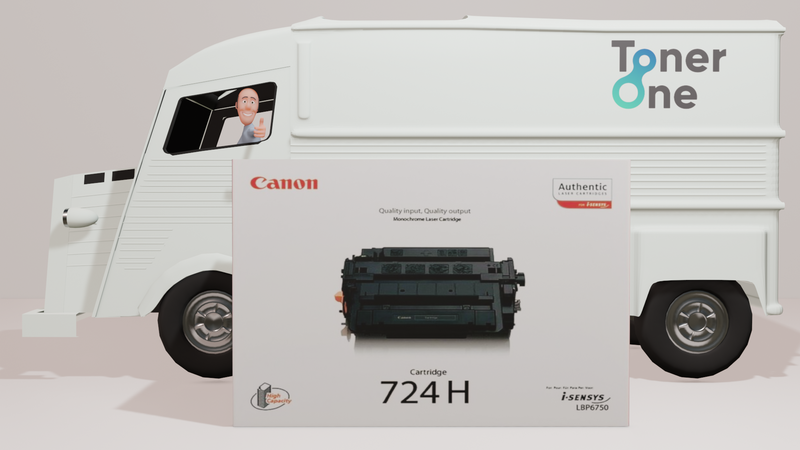 Genuine Canon 724H High Capacity Toner Cartridge - Black