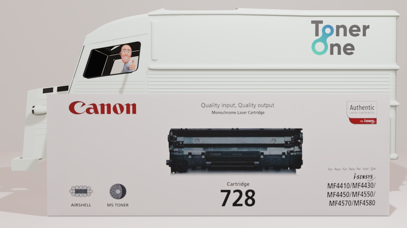 Genuine Canon 728 Black Toner Cartridge