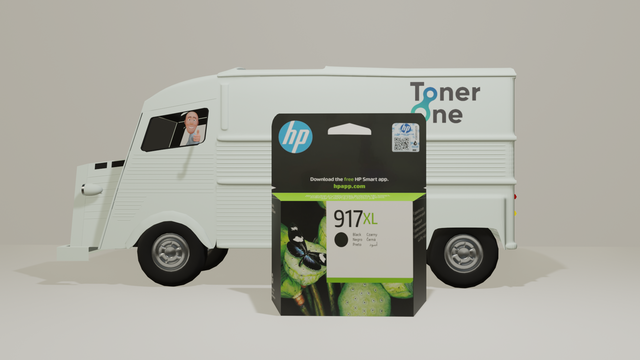 Genuine HP 917XL High Yield Original Ink Cartridge,Single Pack- 3YL85AE - Black