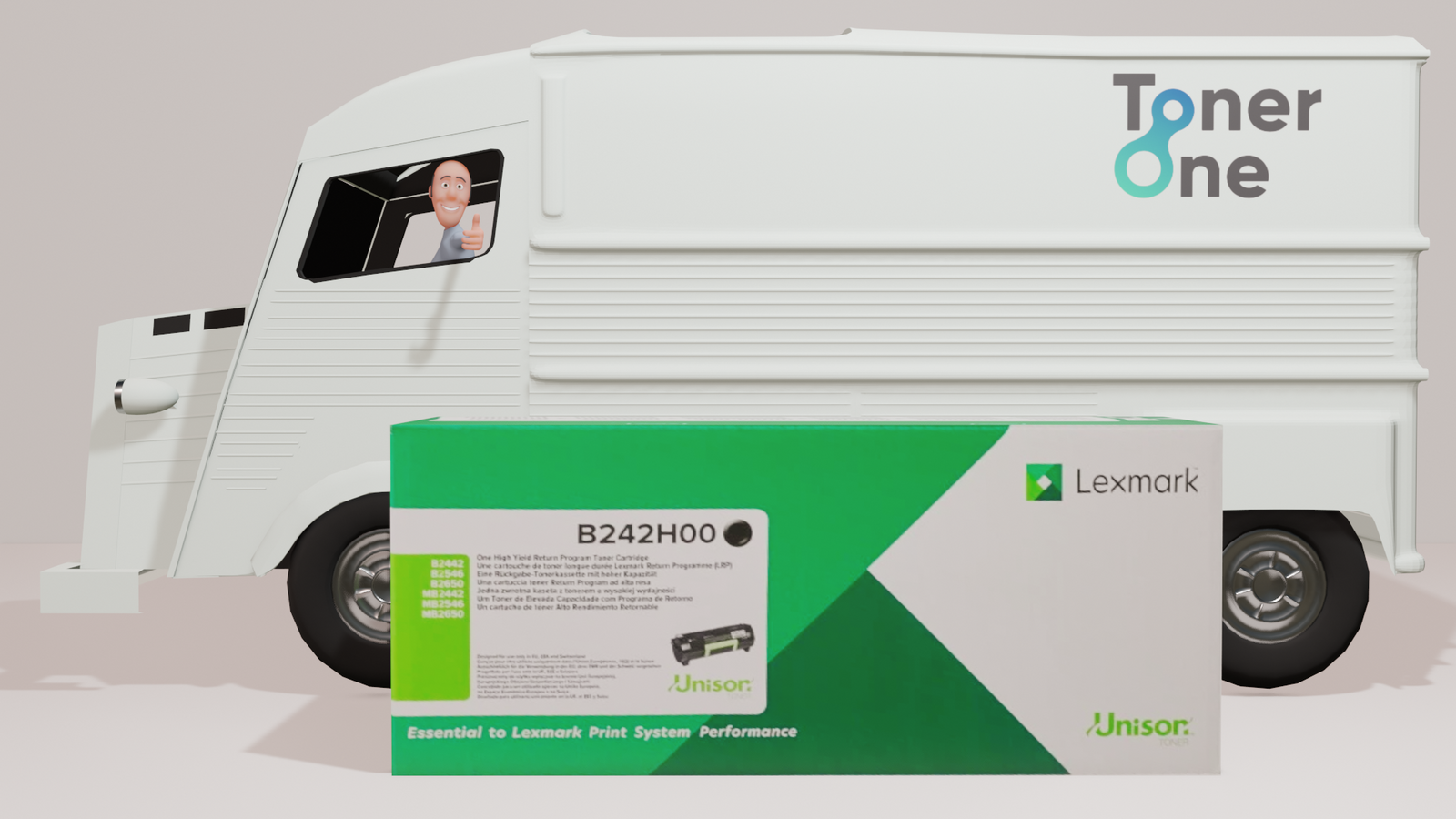 High Capacity Lexmark B242H00 Black Toner Cartridge (Return Program)