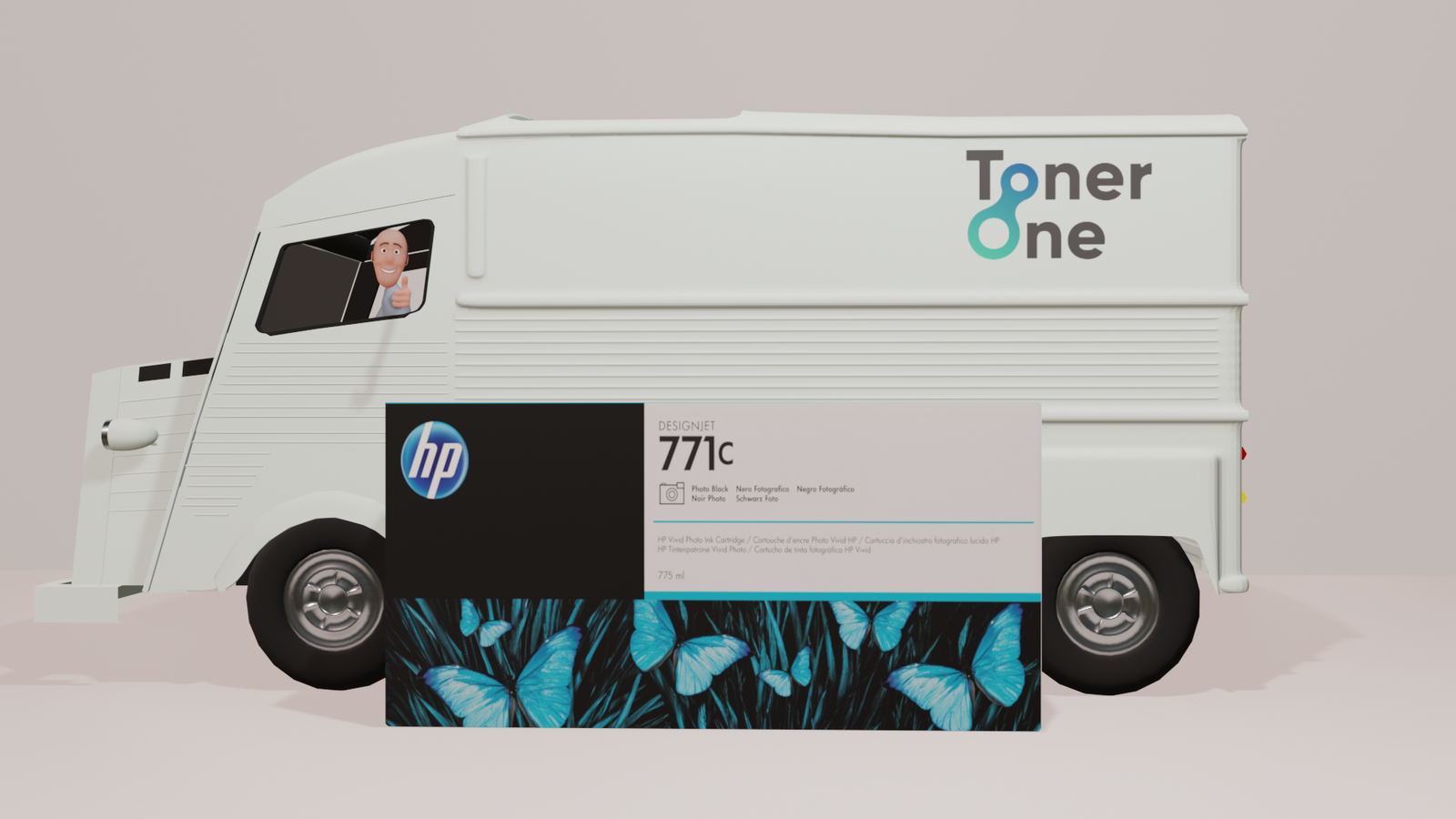 Genuine HP 771C Photo Black Ink Cartridge | B6Y13A