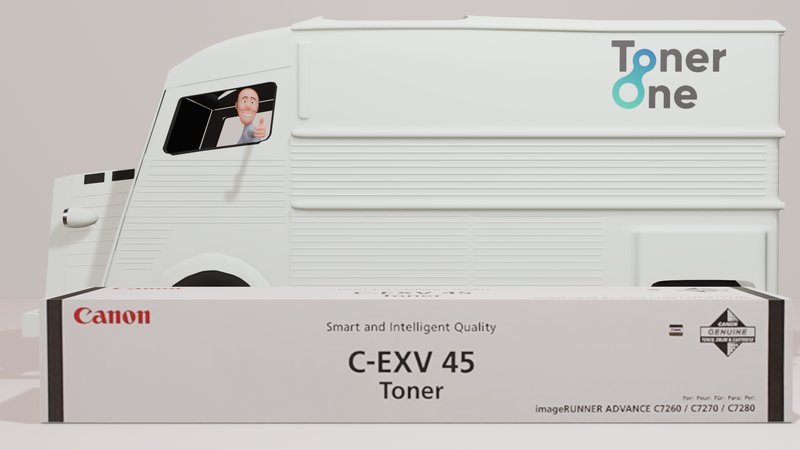 Genuine Canon C-EXV45B Toner Cartridge - Black