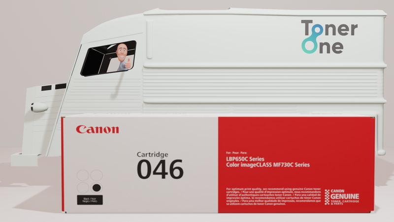 Genuine Canon 046B Standard Capacity Toner Cartridge - Black