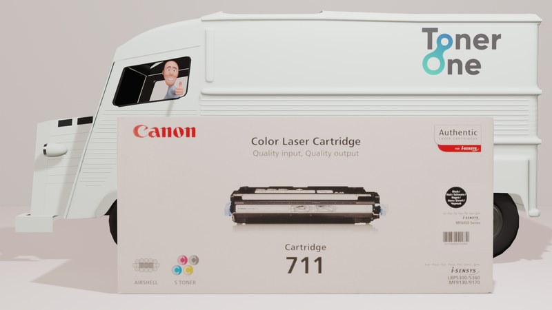 Genuine Original Canon 711B Toner Cartridge - Black