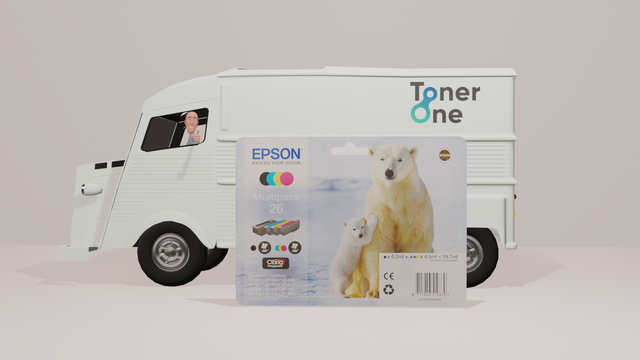 Genuine Epson 26 Multipack Ink Cartridge - C13T26164010
