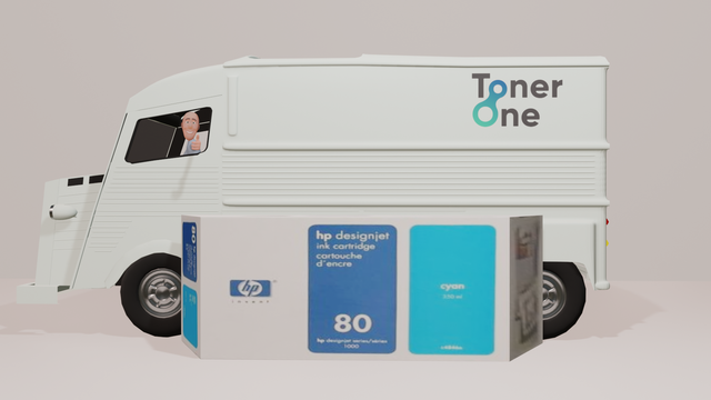 Genuine High Capacity HP 80 Cyan Ink Cartridge | C4846A