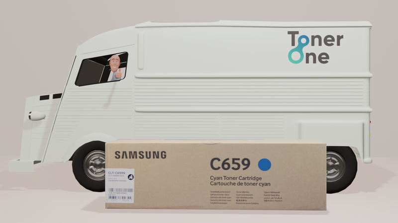 Genuine Samsung CLT-C659S Toner Cartridge - Cyan