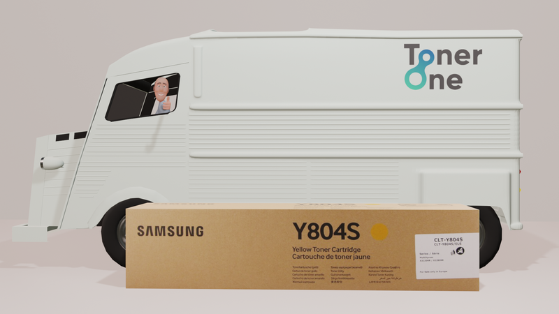 Genuine Samsung CLT-Y804S Toner Cartridge - Yellow