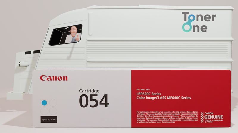 Genuine Standard Capacity Canon 054C Toner Cartridge - Cyan