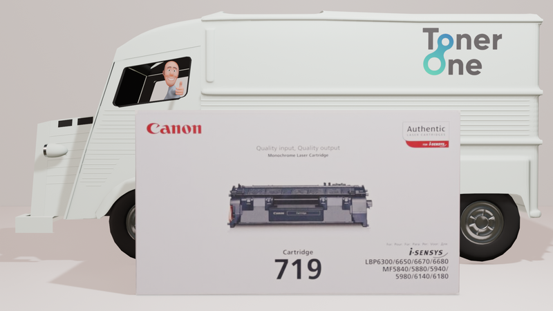 Genuine Canon 719 Standard Capacity Toner Cartridge -Black