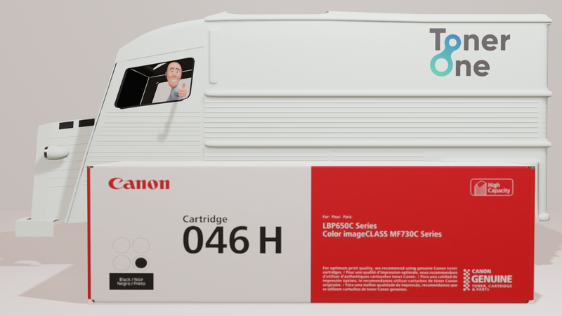 Genuine Canon 046HB High Capacity Toner Cartridge - Black