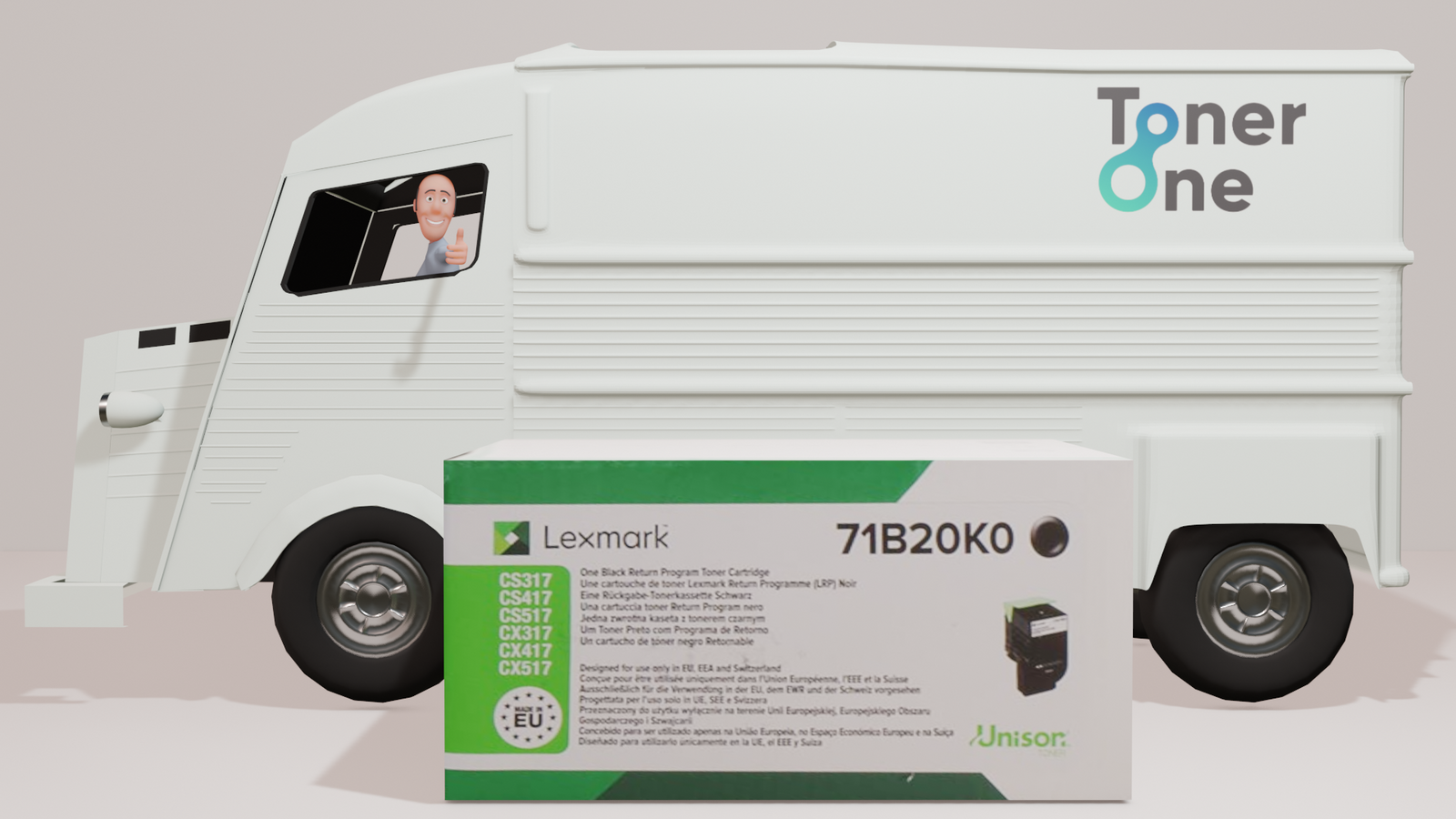Lexmark 71B20K0 Toner Cartridge - Black
