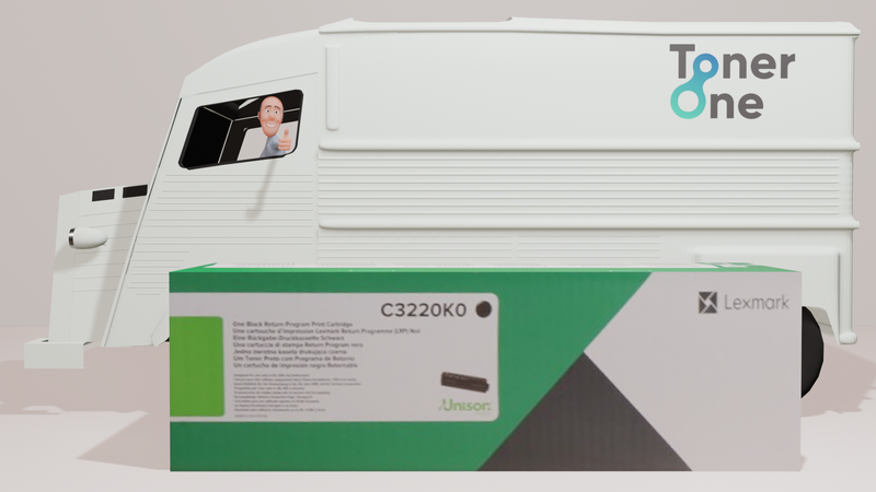 Lexmark C3220K0 Toner Cartridge (Return Program) - Black