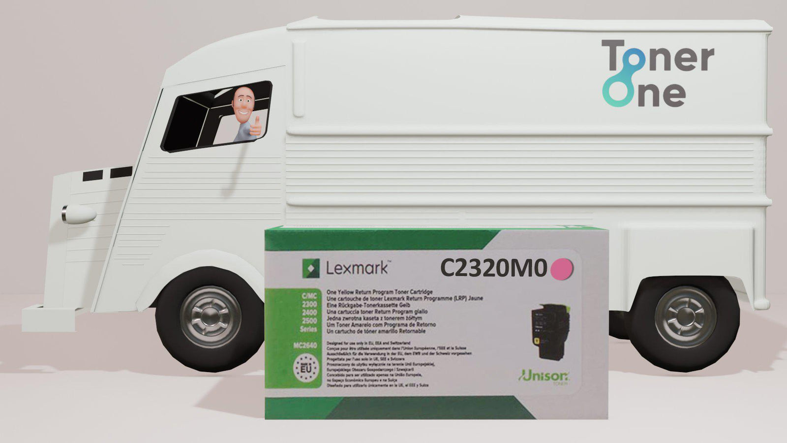 Lexmark C2320M0 Toner Cartridge (Return Program) - Magenta