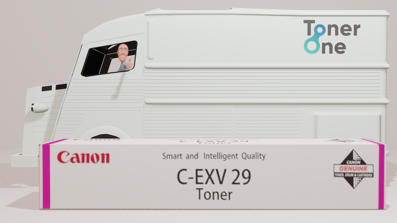 Genuine Canon C-EXV29M Toner Cartridge - Magenta