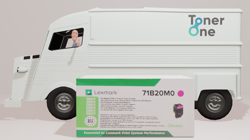 Lexmark 71B20M0 Toner Cartridge - Magenta