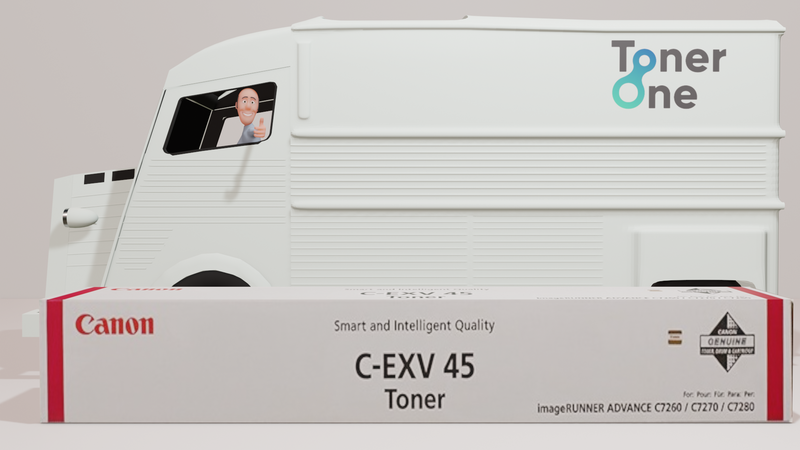 Genuine Canon C-EXV45M Toner Cartridge - Magenta