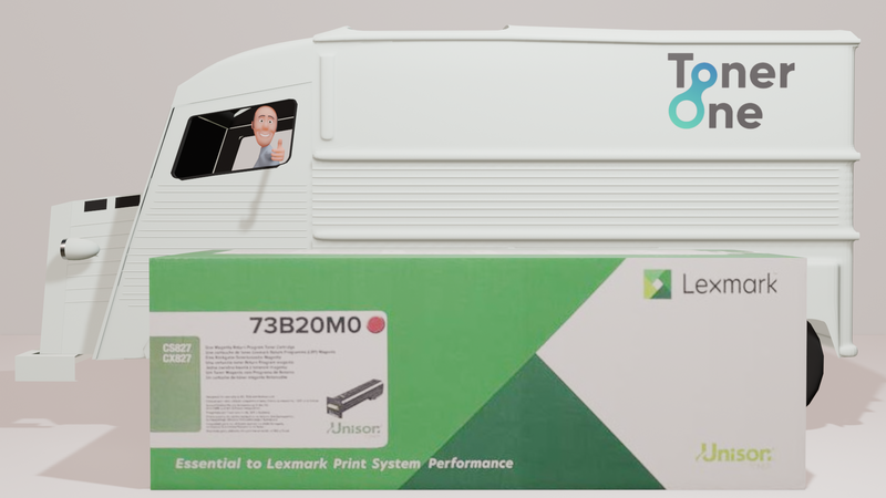 High Capacity Lexmark 73B20M0 Toner Cartridge - Magenta