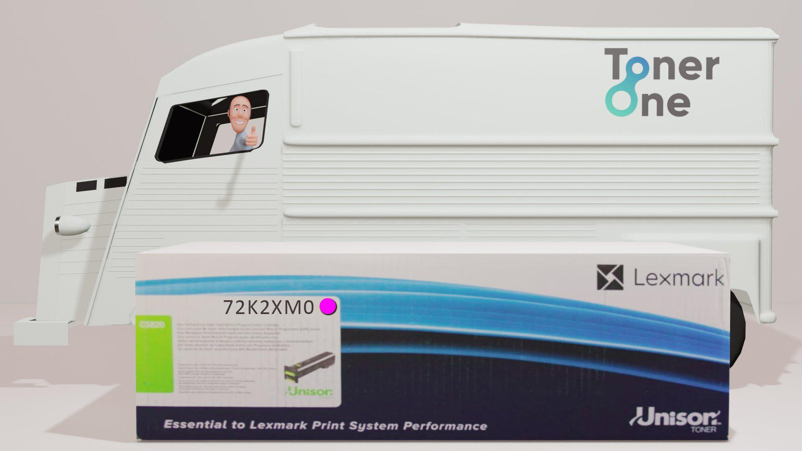 Extra High Capacity Lexmark 72K2XM0 Toner Cartridge - Magenta