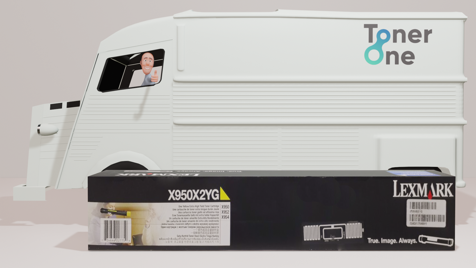 Genuine Lexmark X950X2YG Toner Cartridge - Yellow
