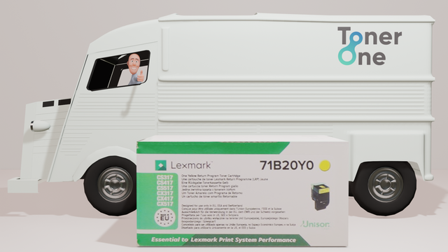 Lexmark 71B20Y0 Toner Cartridge - Yellow