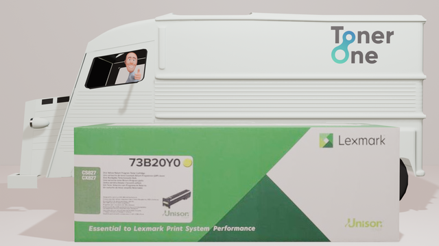 High Capacity Lexmark 73B20Y0 Toner Cartridge - Yellow