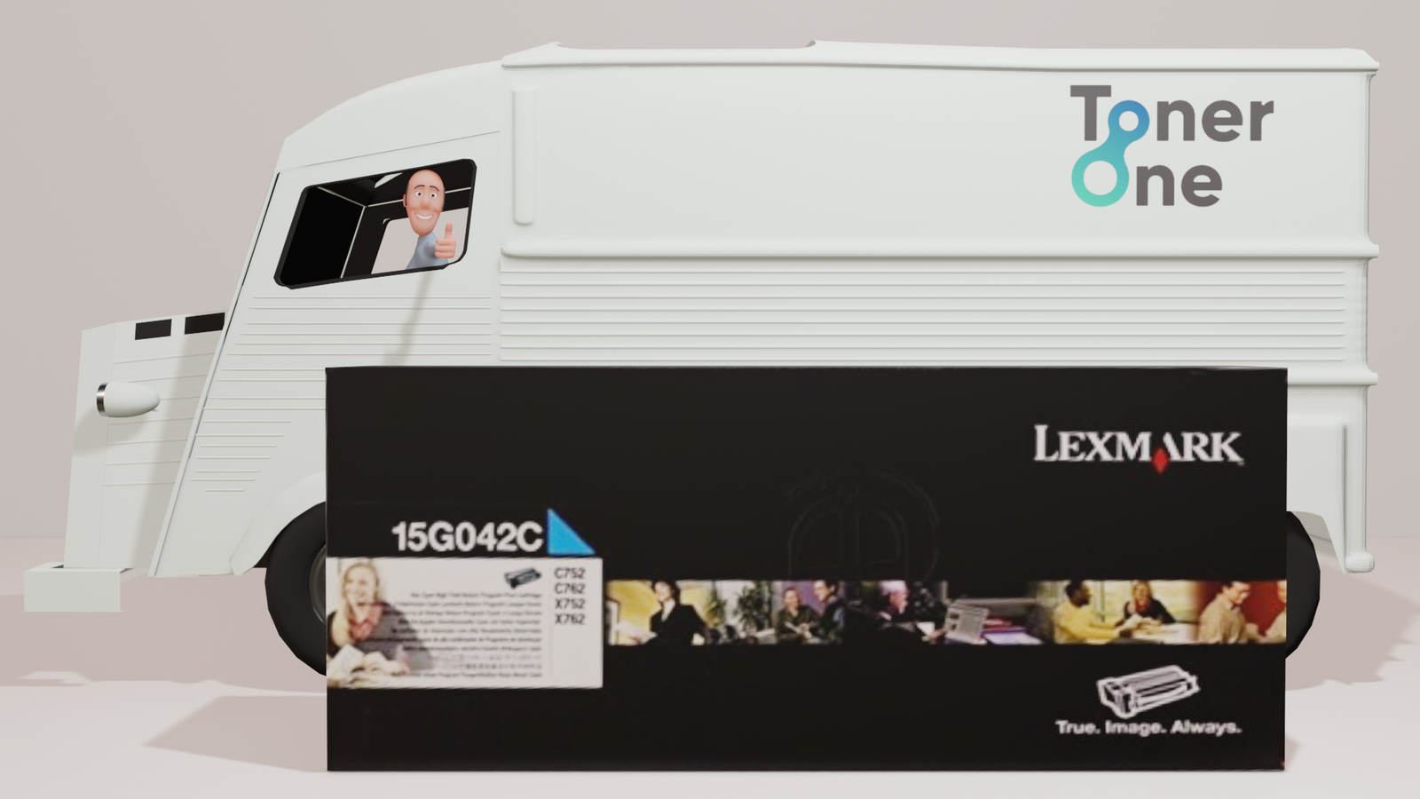 High Capacity Lexmark 15G042C Toner Cartridge - Cyan