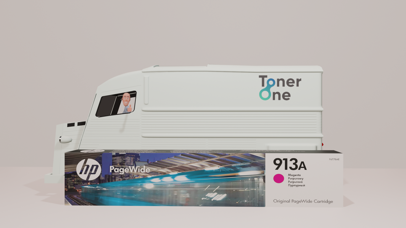Genuine HP 913A Magenta Ink Cartridge - F6T78AE