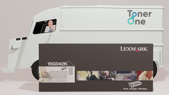 High Capacity Lexmark 15G042K Toner Cartridge - Black