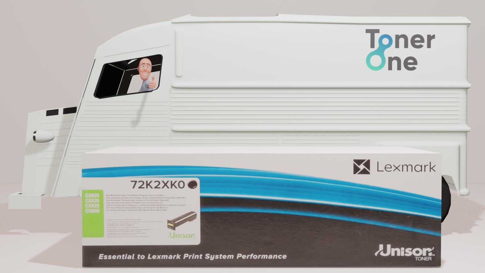 Extra High Capacity Lexmark 72K2XK0 Toner Cartridge - Black