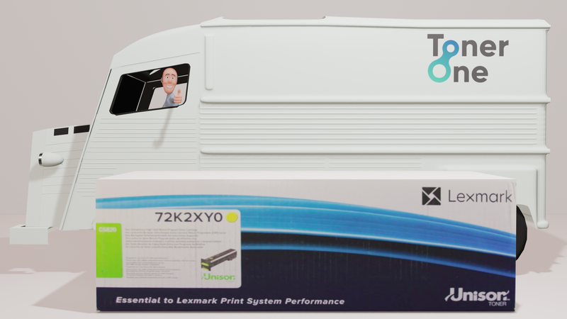 Extra High Capacity Lexmark 72K2XY0 Toner Cartridge - Yellow